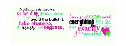 Take Chances Facebook Covers